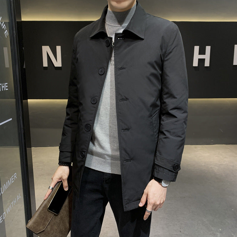 mid length mens business down jacket mid length mens business down jacket