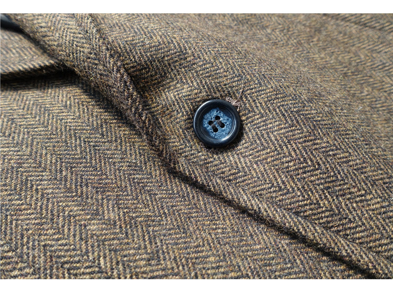american style vintage herringbone tweed heavyweight wool work jacket american style vintage herringbone tweed heavyweight wool work jacket
