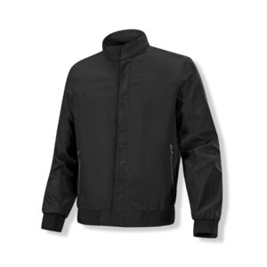 solid color zip up korean style stand up collar mens jacket