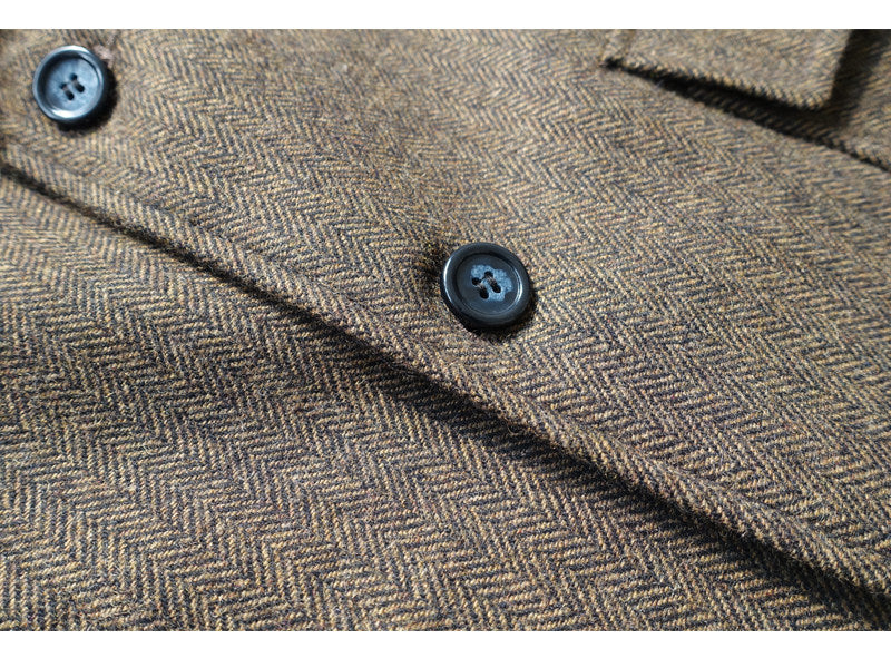 american style vintage herringbone tweed heavyweight wool work jacket american style vintage herringbone tweed heavyweight wool work jacket