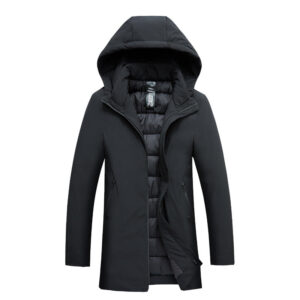 winter thickened and insulated cotton coat for middle aged and elderly dads